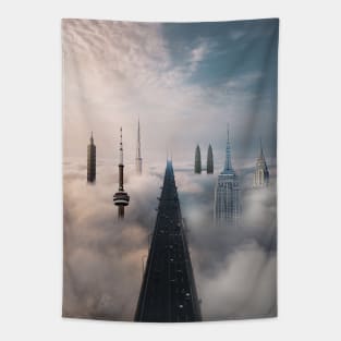 Over the clouds Tapestry