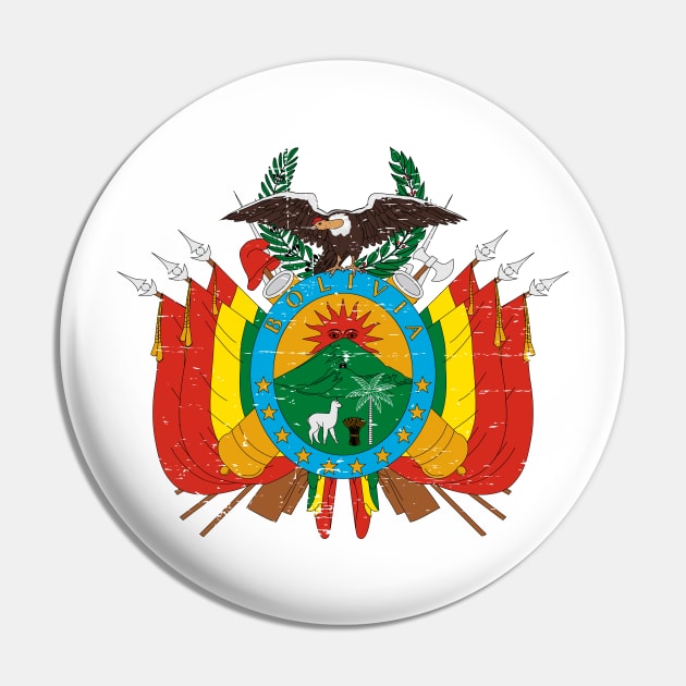 Bolivia - Coat of arms - Escudo Pin by verde