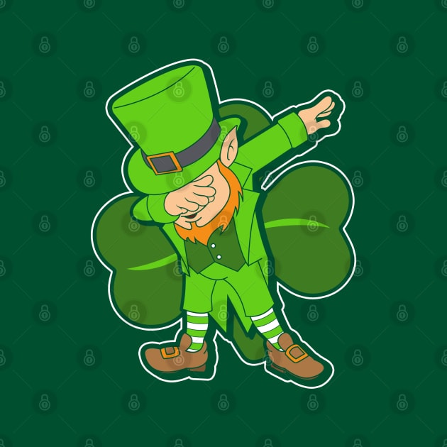 Dabbing Leprechaun by Tenh