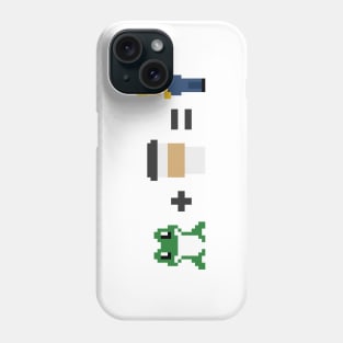 Frog + Coffee = Prince Phone Case