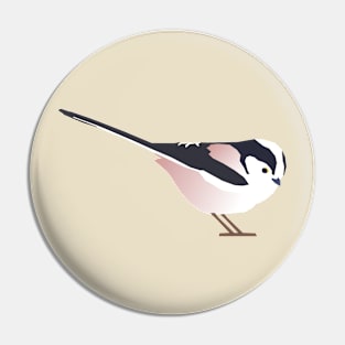 Graphic Nature - Long-Tailed Tit Pin