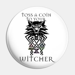 TOSS A COIN Pin