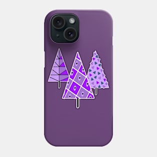 Purple Christmas Phone Case