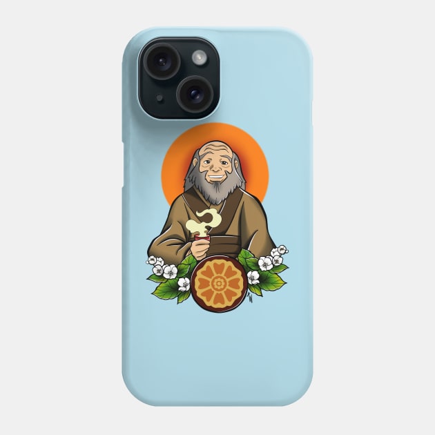 Uncle Iroh Phone Case by Jurassic Ink