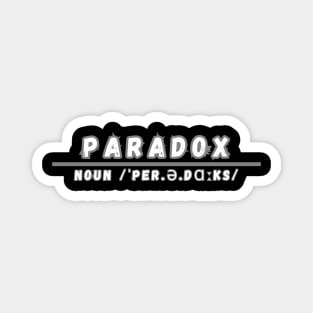 Word Paradox Magnet