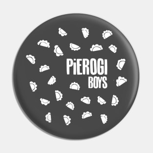 Pierogi Boys White Pin