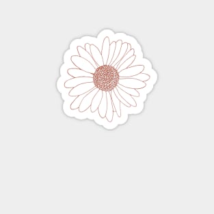 Daisy Rust Repeat Magnet