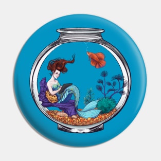 Aqua Mermaid MerMay2021 Pin