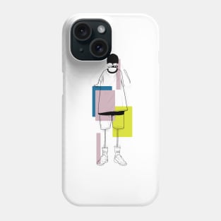 Boy with wobbly legs Phone Case