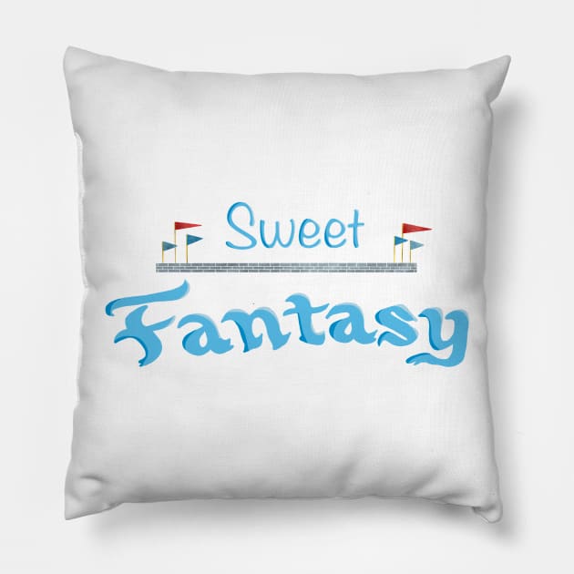 Sweet Fantasy Pillow by MagicalMouseDesign