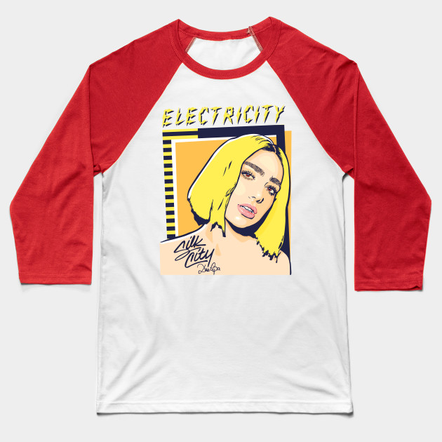 Discover Dua Lipa Electricity - Dua Lipa - Baseball T-Shirt