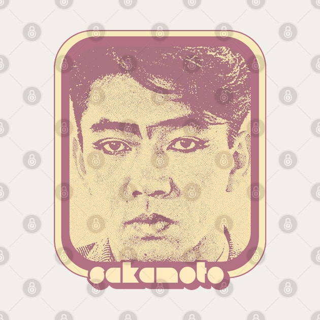 Ryuichi Sakamoto /////// Retro 80s Fan Art Design by DankFutura