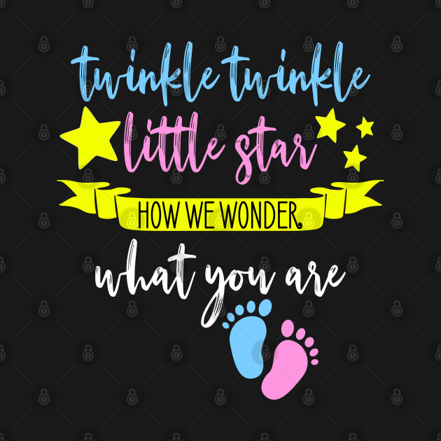 Discover Twinkle Twinkle Little Star Pregnancy Gender Reveal Gift - Gender Reveal - T-Shirt