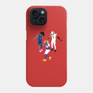 Justin Jefferson x Ja Morant x Jamarr chase GRIDDY Phone Case