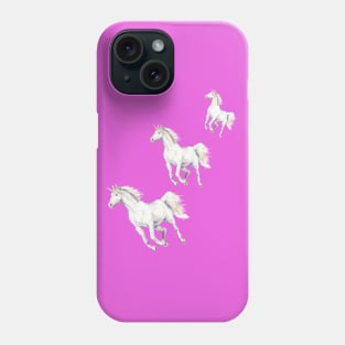 Running unicorns Phone Case