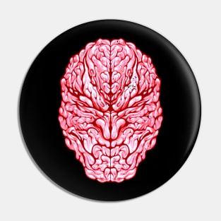 Natural Fighter's Brain Pin
