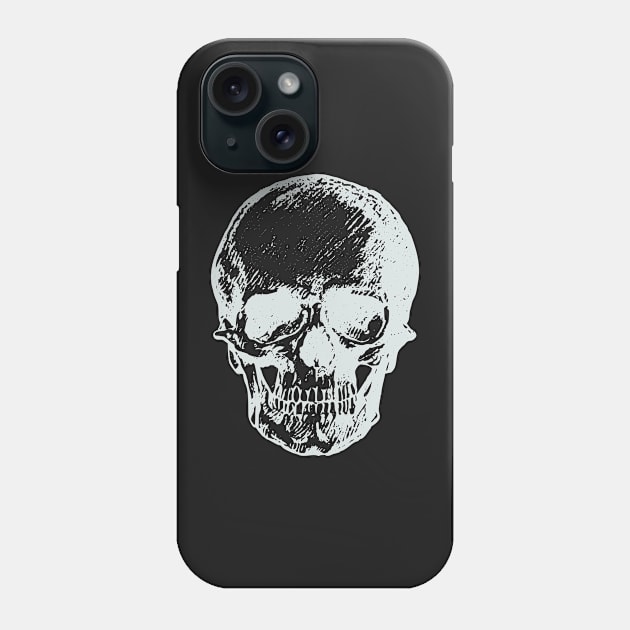 Off-Grey Skull Phone Case by CeeGunn