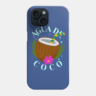 coconut water coconut drink agua de coco Phone Case