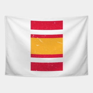 Kansas Varsity Retro Home Red, White & Gold Design Tapestry