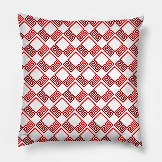 Greek pattern Pillow by brendalaisdamasceno