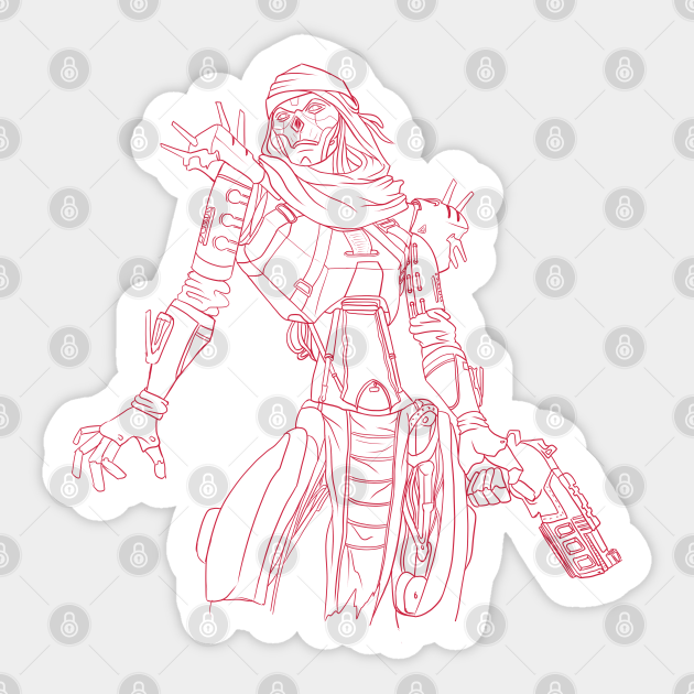 Apex Legends Revenant Revenant Apex Sticker Teepublic Assimilation is upon us, and with it comes an exciting new character, the robot assassin revenant. apex legends revenant