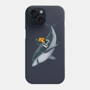 Pilot Flying on Shark Phone Case