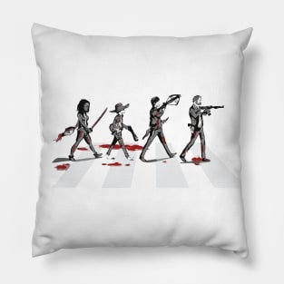 Friends Halloween Horror Team Scary Movies Costume Pillow