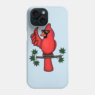 Mr. Cool Cardinal (Small Design) Phone Case