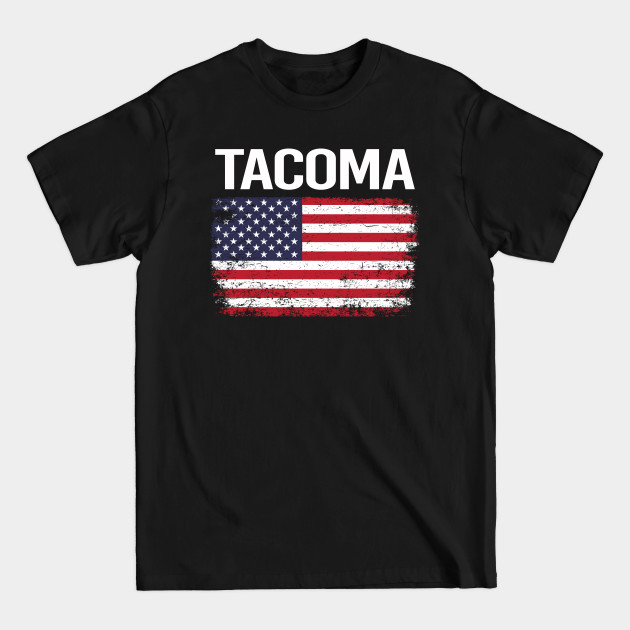 Discover The American Flag Tacoma - Tacoma - T-Shirt