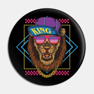 Retro Vintage Hip Hop Lion Pin