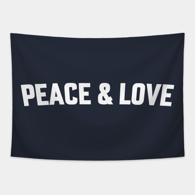 PEACE & LOVE Tapestry by LOS ALAMOS PROJECT T