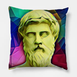 Plutarch Colourful Portrait | Plutarch Artwork 7 Pillow