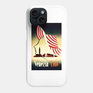 Art Deco VENEZIA LIDO Venice Tourism Vintage Italy Travel Phone Case