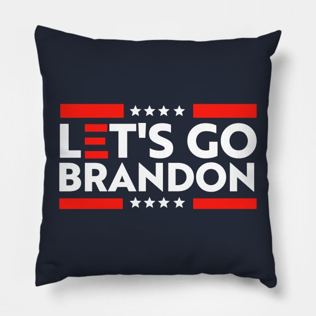 Let's Go Brandon Pillow by nodaiaku