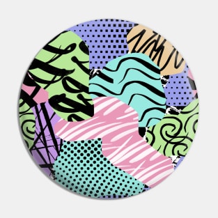 Colorful pattern Pin