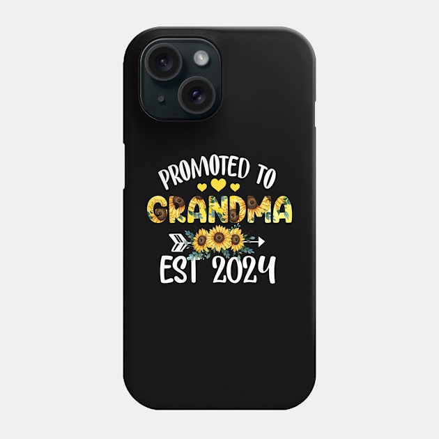 Promoted To Grandma Est 2024 Phone Case by Sun Do Gan