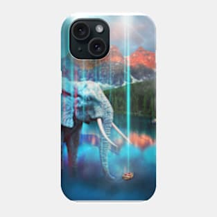 Elephant in the Water Phone Case