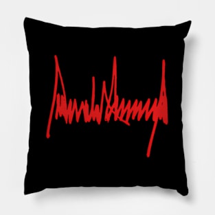 President Trump Signature Pillow