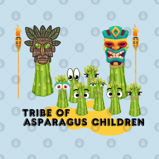 Tribe of asparagus children by TurnerTees