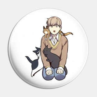 Jiwo Seo And Cats Pin