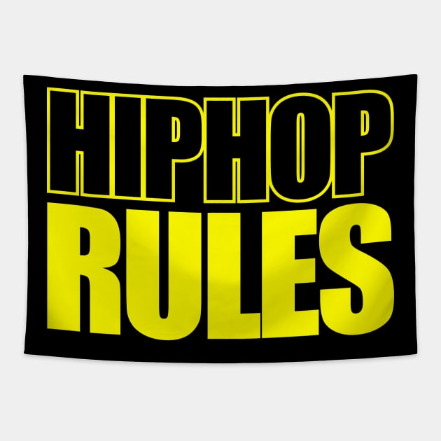 Hiphop Rules Tapestry by Tee4daily