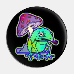 Ancient Trippy Frog Pin