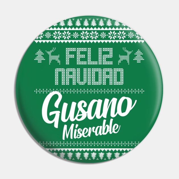 Feliz Navidad Gusano Miserable Pin by 3coo