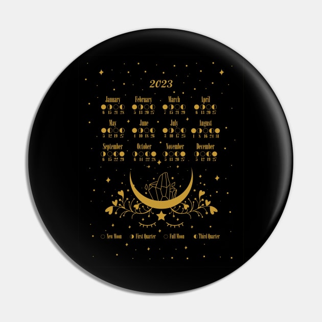 Moon Luna Calendar 2023 Pin by Daria Popkova