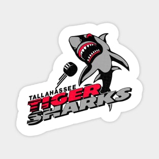 Defunct Tallahassee Tiger Sharks ECHL Hockey 1994 Magnet