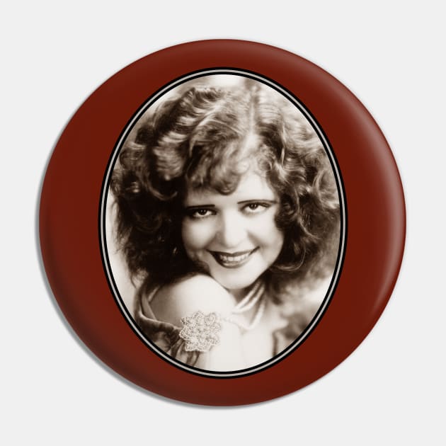 Clara Bow: The Personification of the Roaring Twenties Pin by Noir-N-More