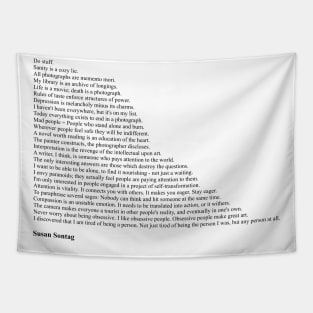 Susan Sontag Quotes Tapestry