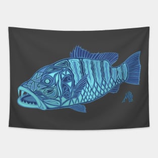 Bluebera Snapper Tapestry