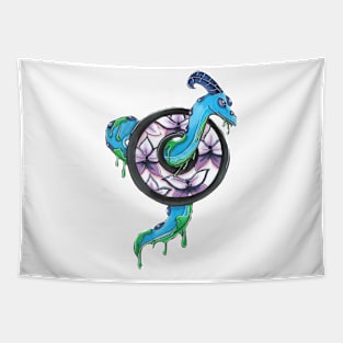 Opal Dragon Tapestry