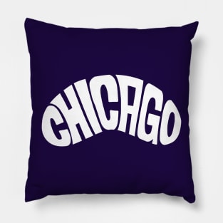 Chicago bean white Pillow